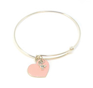 Bracelet - Pink Heart with Mini Lamp