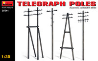 Miniart Models - Telephone Poles (Various Types)