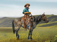 Andrea Miniatures: Classics in 90mm - True Cowboy