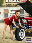 Masterbox Models - 1950-60's Girl in Mini-Skirt Leaning Over
