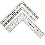Zona Tools - 3" x 4" Stainless Steel L-Square Ruler