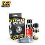 AK Interactive Diorama Series: Resin Water 2-Part Components Epoxy for Clear Water Effect