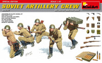 Miniart Models - WWII Soviet Artillery Crew w/Ammo Boxes & Weapons (Special Edition)