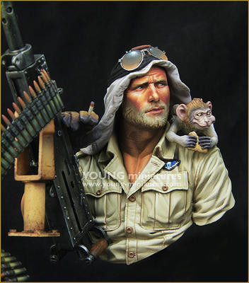 British SAS Jeep Gunner 1/10 レジンバスト