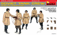 Miniart Models - WWII Soviet Tank Crew, Winter Uniforms w/Weapons (Special Edition)