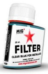 MIG Productions - Enamel Clear Blue Filter for Metallics