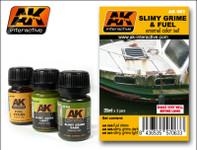 AK Interactive - Wash - Slimy Grime and Fuel Set