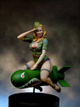Dolman Miniatures - Rocket Girl (90mm)