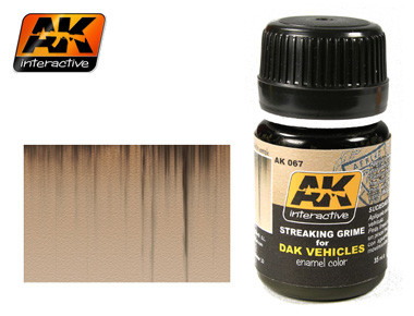AK Weathering Products - Streaking Grime for Afrika Korps Vehicles