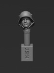 Jon Smith Modellbau - 1:35th German Head - M1916 Helmet