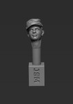 Jon Smith Modellbau - French Head - Kepi 84/14 (from Chauchat Gunner Figure) 1/32nd scale