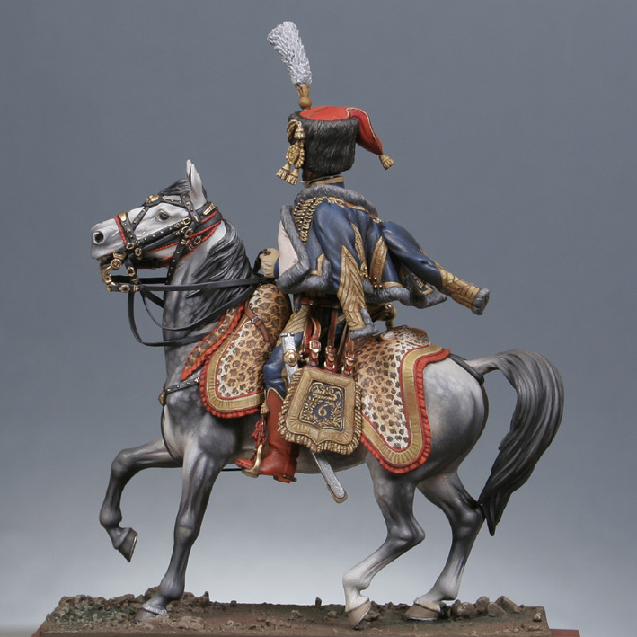 Figurine de brigadier du 3eme hussard. - Maquettes et Figurines