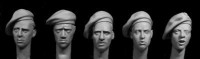 Hornet Model - 5 heads, British w/late WW2 berets with option for Polish paratroops