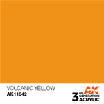 AK Interactive: 3rd Generation Acrylic - Volcanic Yellow