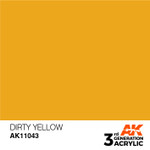 AK Interactive: 3rd Generation Acrylic - Dirty Yellow