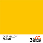 AK Interactive: 3rd Generation Acrylic - Deep Yellow