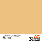 AK Interactive: 3rd Generation Acrylic - Luminous Flesh