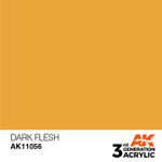 AK Interactive: 3rd Generation Acrylic - Dark Flesh