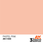 AK Interactive: 3rd Generation Acrylic - Pastel Pink