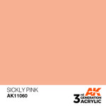 AK Interactive: 3rd Generation Acrylic - Sickly Pink