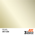 AK Interactive: 3rd Generation Acrylic - Metallic Pearl