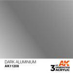 AK Interactive: 3rd Generation Acrylic - Dark Aluminum