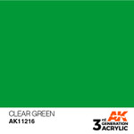 AK Interactive: 3rd Generation Acrylic - Clear Green