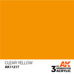AK Interactive: 3rd Generation Acrylic - Clear Yellow