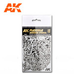 AK Interactive - Flexible Airbrush Stencil for 1/20, 1/24, 1/35