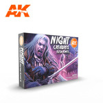 AK Interactive - 3rd Gen  Night Creatures Flesh Tones Acrylic Paint Set