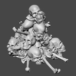 Aradia Miniatures - Pile of Skulls
