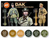 AK Interactive: 3rd Gen - DAK Soldier Uniforms Set