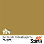 AK Interactive: 3rd Gen AFV - RAL 7028 Dunkelgelb (Initial)