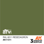 AK Interactive: 3rd Gen AFV - RAL 6011B Resedagrun