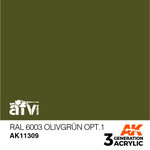 AK Interactive: 3rd Gen AFV - RAL 6003 Olivgrun Opt.1
