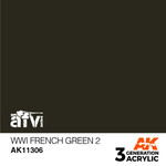 AK Interactive: 3rd Gen AFV - WWI French Green 2