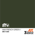 AK Interactive: 3rd Gen AFV - WWI French Green 1