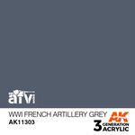 AK Interactive: 3rd Gen AFV - WWI French Artillery Grey