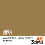 AK Interactive: 3rd Gen AFV - WWI French Milky Coffee