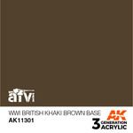 AK Interactive: 3rd Gen AFV - WWI British Khaki Brown Base