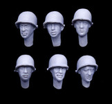 Firestorm Models -  US WW2 Helmet Heads