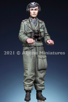 Alpine Miniatures - Otto Carius, WWII Heer Panzer Ace - LAST