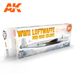 AK Interactive: 3rd Gen  - WWII Luftwaffe Mid-War Aircraft Colors