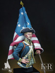 FeR Miniatures: Magna Historic - We the People… Continental Standard Bearer, 2nd Rhode Island, 1781
