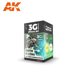 AK Interactive: Wargame Colors - Green Plasma and Glowing Effects Set
