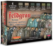 Lifecolor - Feldgrau WWII German Uniforms 1939-45 Acrylic Set