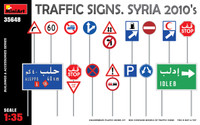 Miniart Models - Traffic Signs. Syria, 2010s