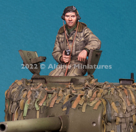 Alpine Miniatures - British Tank Commander #1