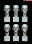 Life Miniatures - WW2 German Heads Set No.1 (1/35th)