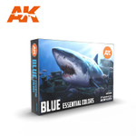 AK Interactive 3G: Essential Colours - Blue Set